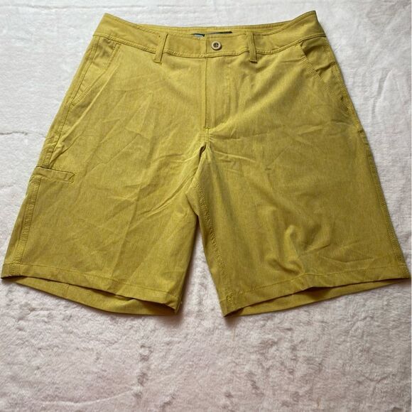 Ocean Surfari Yellow tone Board Shorts Size 32 - Picture 1 of 8